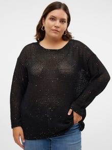Vero Moda VMCSLOANE Pullover -Black - 10316166