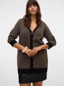 Vero Moda VMCARIA Gebreid vest -Black - 10316187
