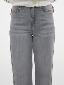 Vero Moda VMREBECCA Talle superalto Corte wide leg Vaqueros -Medium Grey Denim - 10316190