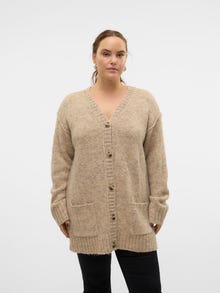 Vero Moda VMCINGRID Cardigans en maille -Silver Mink - 10316195