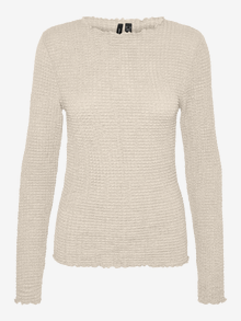 Vero Moda VMMELINA Top -Birch - 10316239
