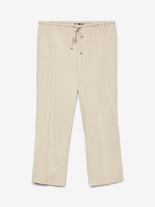Vero Moda VMDINNA Normaali vyötärö Housut -Oatmeal - 10316279