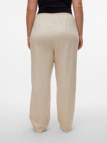 Vero Moda VMDINNA Normaali vyötärö Housut -Oatmeal - 10316279