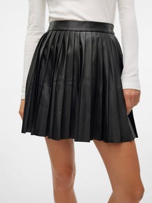 Vero Moda VMNAOMIELLY Hög midja Kort kjol -Black - 10316312