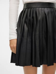 Vero Moda VMNAOMIELLY Hög midja Kort kjol -Black - 10316312