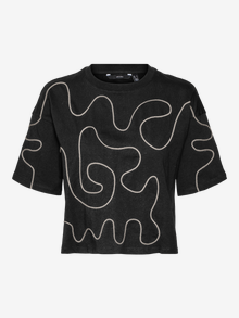 Vero Moda VMTAMMIE Camisetas -Black - 10316349