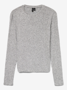Vero Moda VMANNIE Top -Light Grey Melange - 10316360