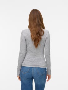 Vero Moda VMANNIE Top -Light Grey Melange - 10316360