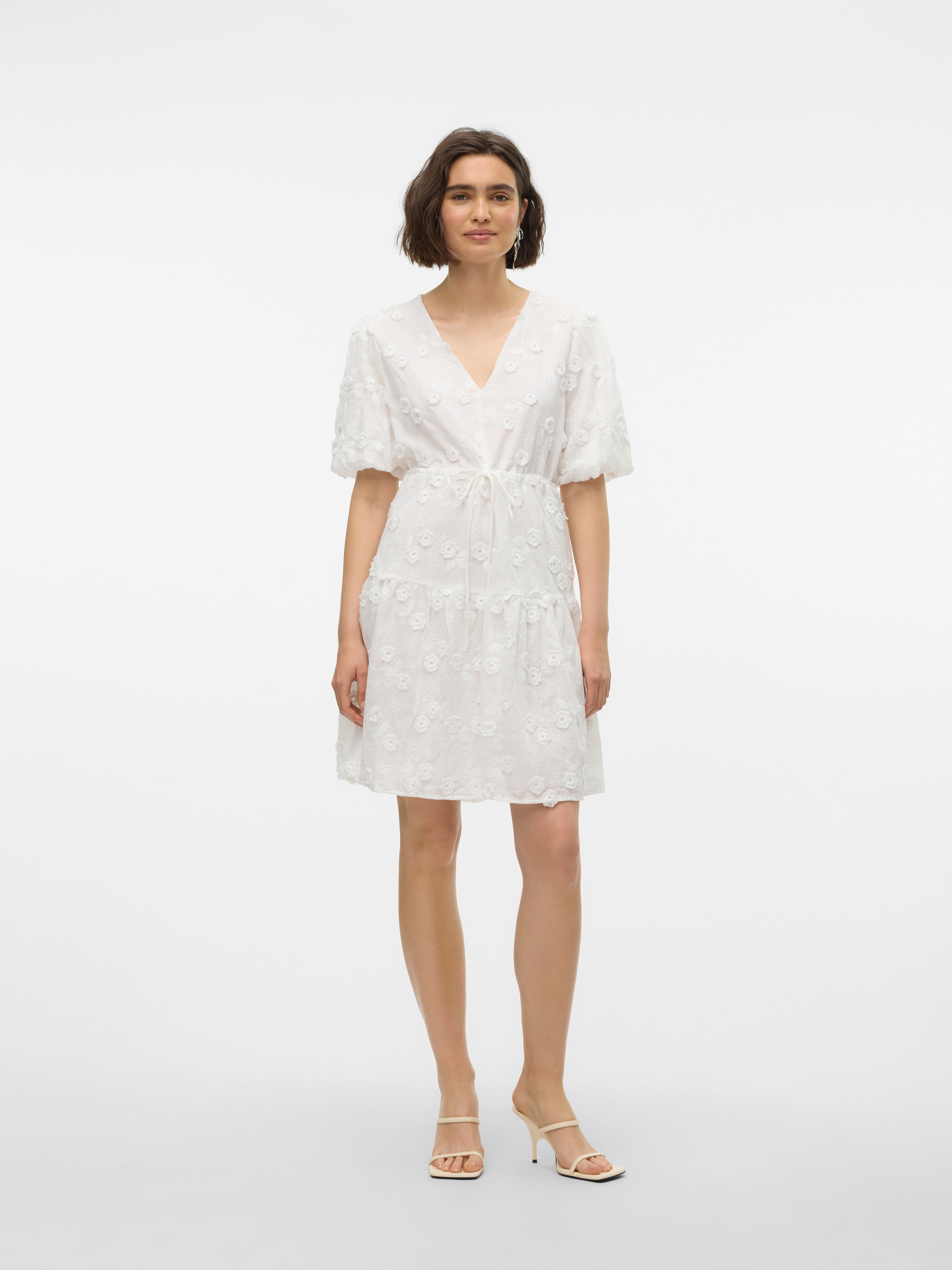 Robe blanche vero moda sale