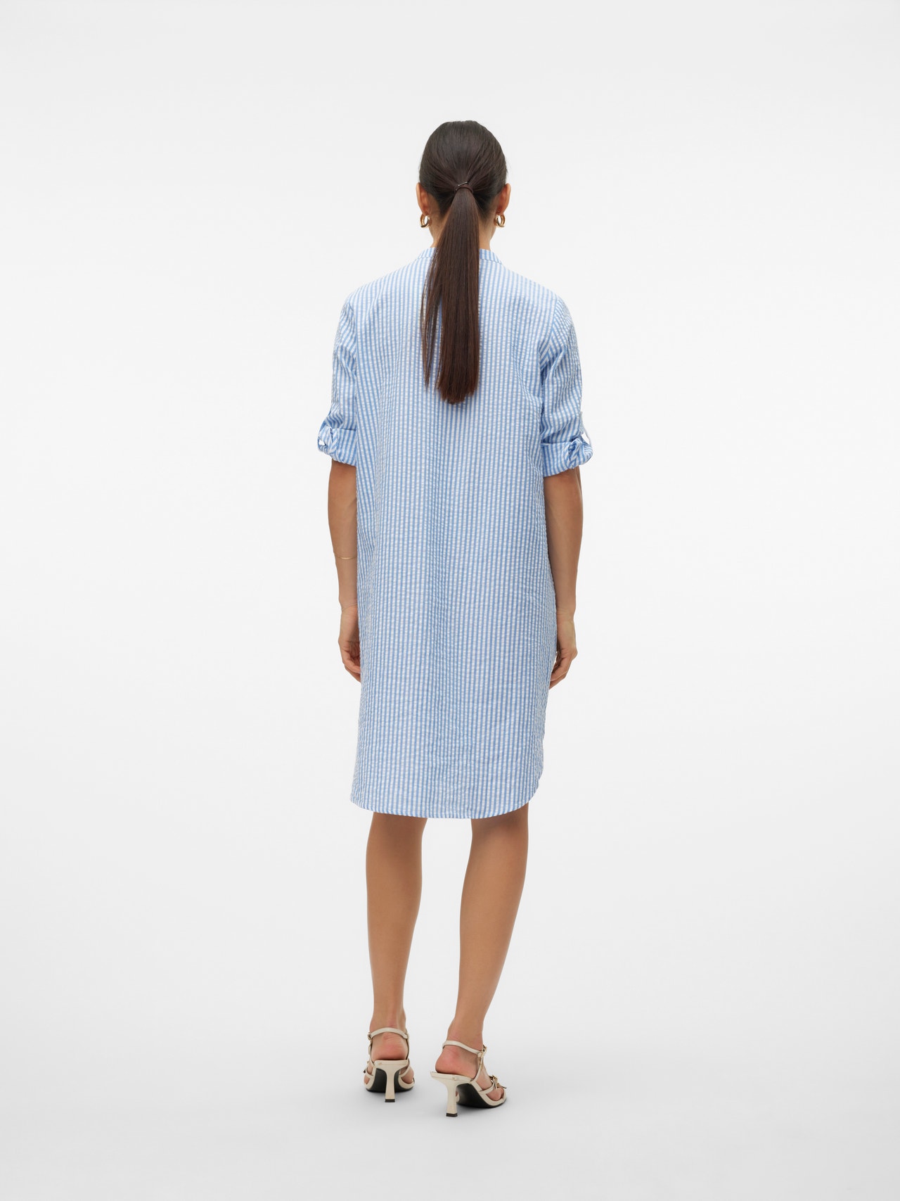 Vero Moda VMMOLLY Korte jurk -Vista Blue - 10316380