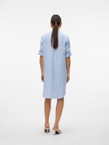 Vero Moda VMMOLLY Kort klänning -Vista Blue - 10316380