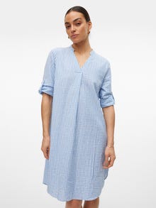 Vero Moda VMMOLLY Kort kjole -Vista Blue - 10316380