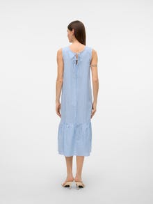 Vero Moda VMMOLLY Lang kjole -Vista Blue - 10316384