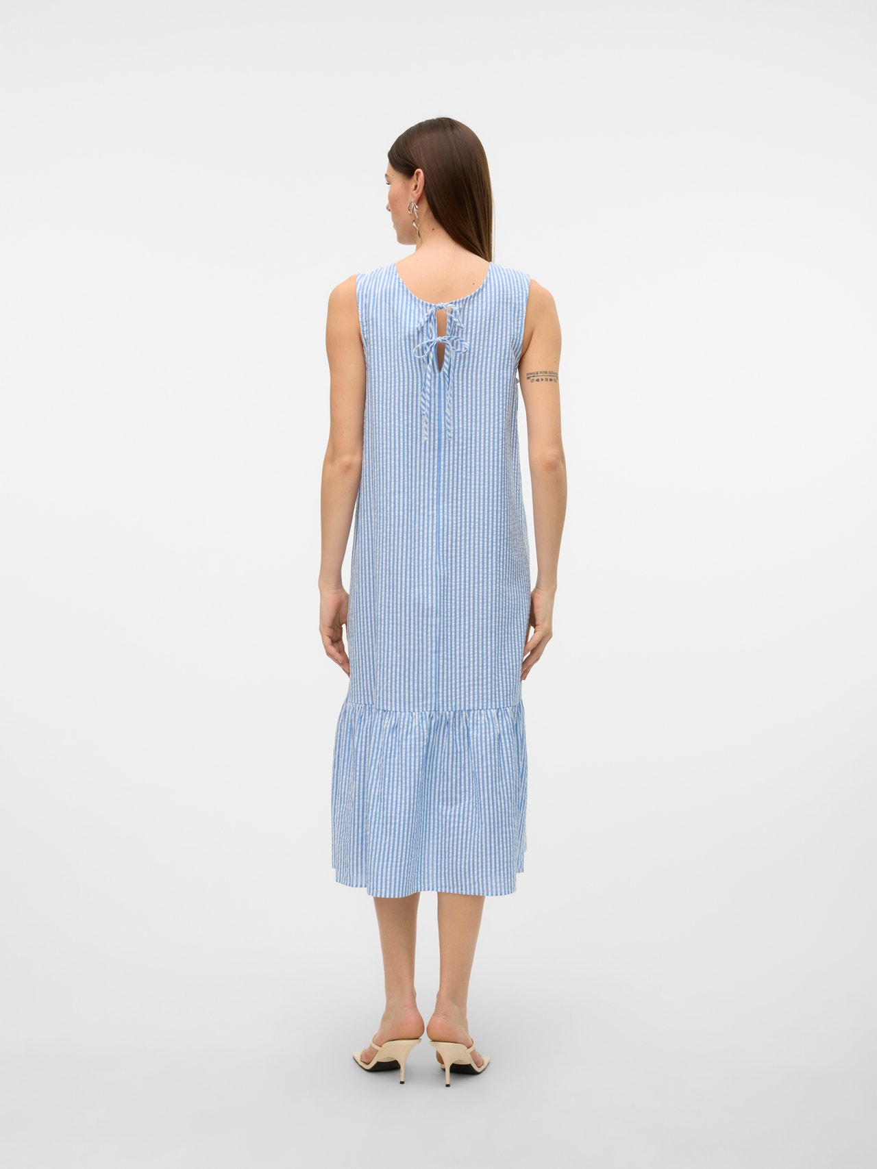 Vero Moda VMMOLLY Robe longue -Vista Blue - 10316384