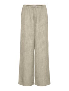 Vero Moda VMMELANEY High waist Trousers -Overcast - 10316385