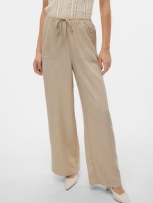 Vero Moda VMMELANEY High waist Trousers -Overcast - 10316385