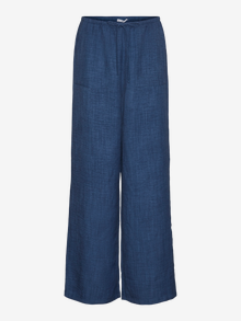 Vero Moda VMMELANEY Taille haute Pantalons -Dark Denim - 10316385