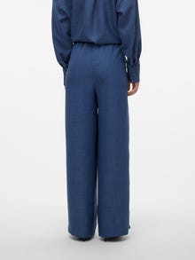 Vero Moda VMMELANEY Taille haute Pantalons -Dark Denim - 10316385
