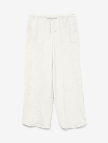 Vero Moda VMMELANEY High waist Trousers -Snow White - 10316385