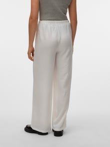 Vero Moda VMMELANEY High waist Trousers -Snow White - 10316385