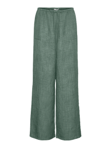 Vero Moda VMMELANEY High waist Trousers -Laurel Wreath - 10316385