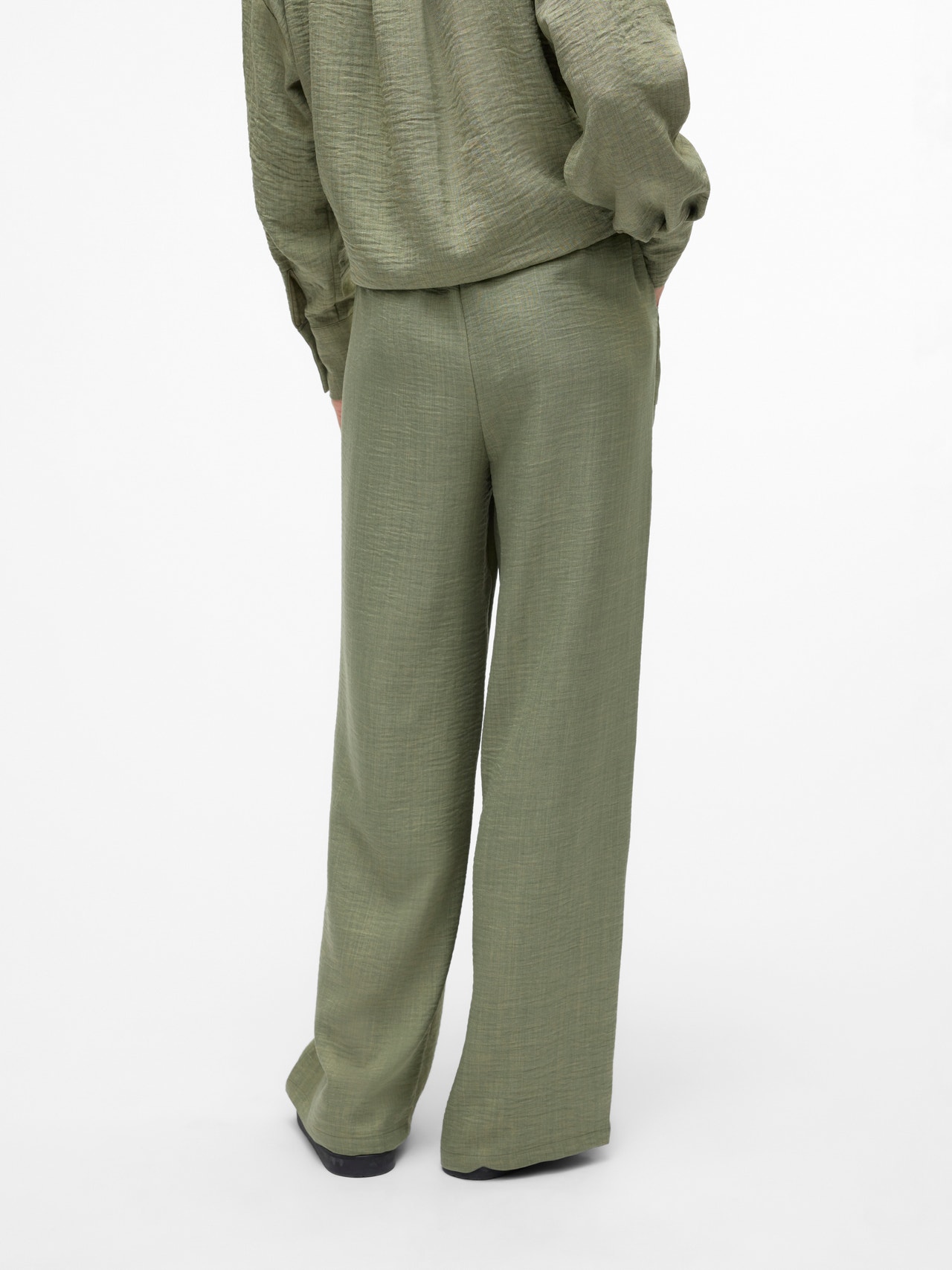 Vero Moda VMMELANEY High waist Trousers -Laurel Wreath - 10316385