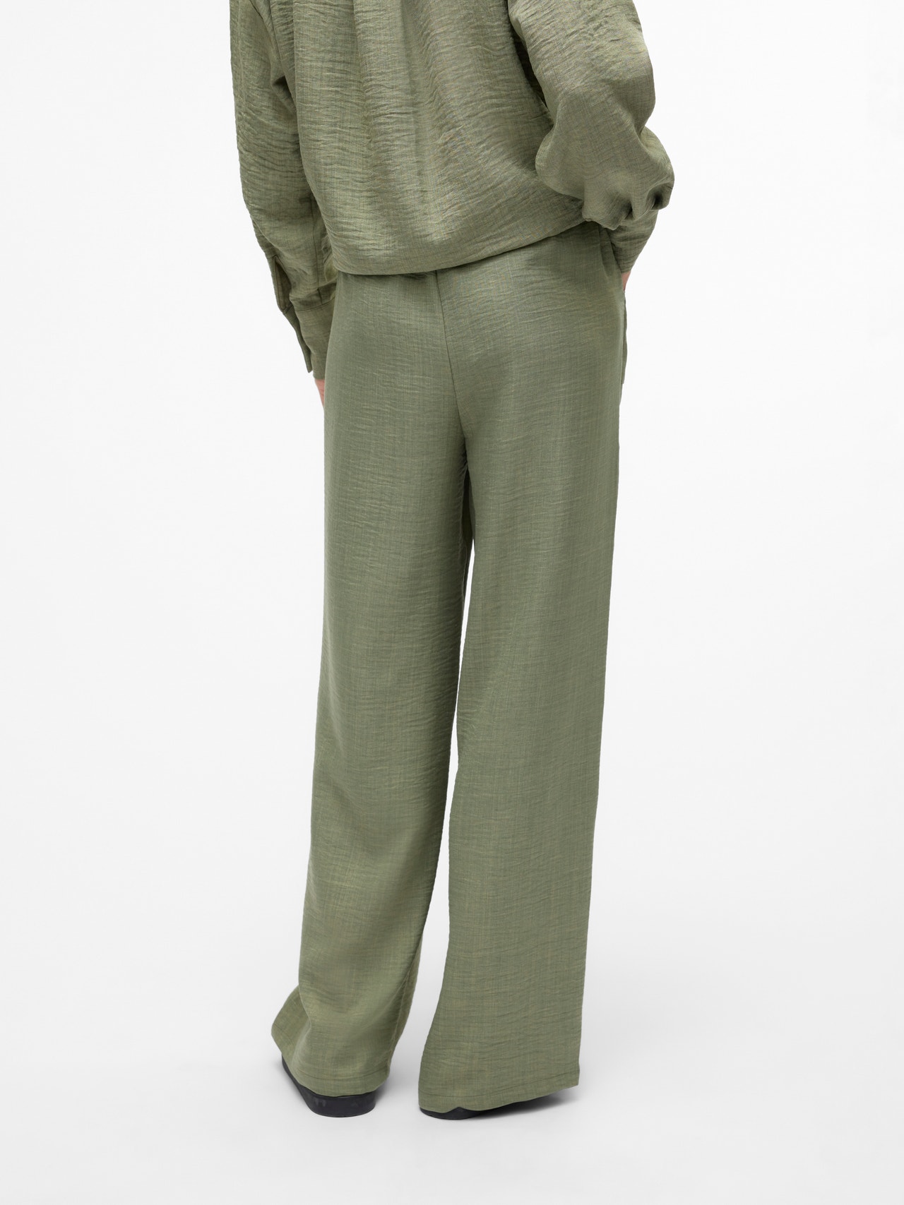Vero Moda pin tuck wide leg trouser in beige Vero Moda pin tuck wide leg trouser in beige