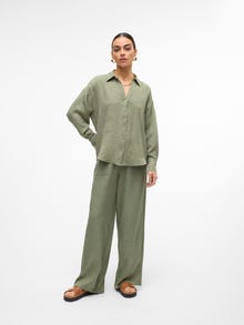 Vero Moda VMMELANEY Høy midje Bukser -Laurel Wreath - 10316385
