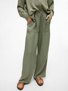 Vero Moda VMMELANEY Høy midje Bukser -Laurel Wreath - 10316385