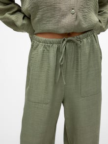 Vero Moda VMMELANEY Høy midje Bukser -Laurel Wreath - 10316385