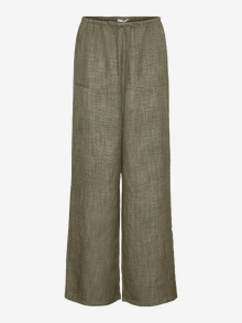 Vero Moda VMMELANEY Korkea vyötärö Housut -Ivy Green - 10316385
