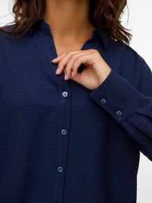 Vero Moda VMMELANEY Taille haute Pantalons -Navy Blazer - 10316385