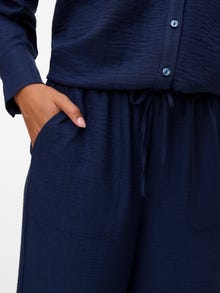 Vero Moda VMMELANEY Taille haute Pantalons -Navy Blazer - 10316385