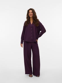 Vero Moda VMMELANEY Taille haute Pantalons -Winetasting - 10316385