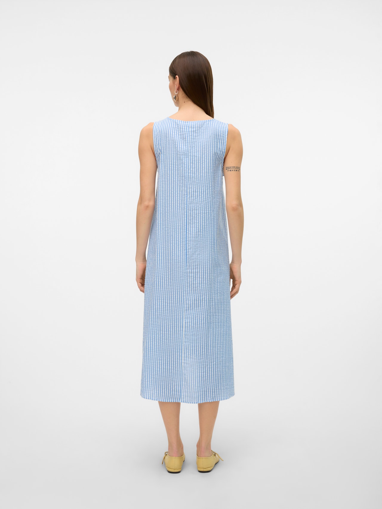Vero Moda VMMOLLY Lange jurk -Vista Blue - 10316386