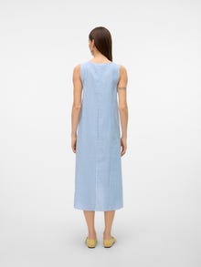 Vero Moda VMMOLLY Lang kjole -Vista Blue - 10316386