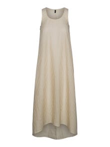 Vero Moda VMMOLLY Długa sukienka -Irish Cream - 10316386