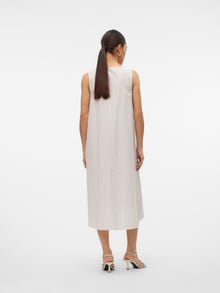 Vero Moda VMMOLLY Długa sukienka -Irish Cream - 10316386