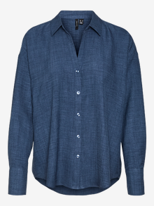 Vero Moda VMMELANEY Hemd -Dark Denim - 10316389