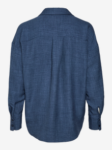 Vero Moda VMMELANEY Hemd -Dark Denim - 10316389