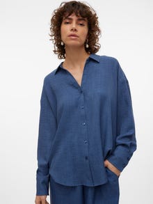 Vero Moda VMMELANEY Hemd -Dark Denim - 10316389