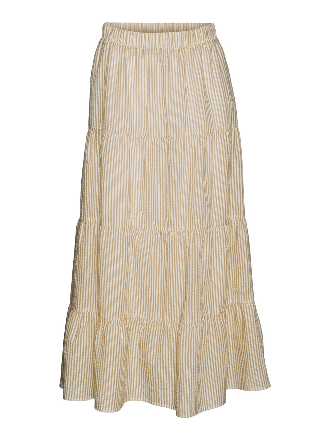 VMMOLLY High waist Long Skirt | Medium Brown | Vero Moda®