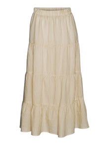 Vero Moda VMMOLLY Long Skirt -Irish Cream - 10316395