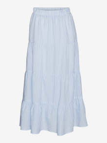Vero Moda VMMOLLY High waist Long Skirt -Vista Blue - 10316395