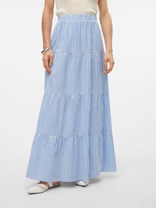 Vero Moda VMMOLLY Korkea vyötärö Pitkä hame -Vista Blue - 10316395
