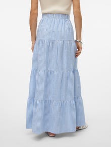 Vero Moda VMMOLLY High waist Long Skirt -Vista Blue - 10316395