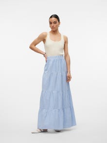 Vero Moda VMMOLLY Lång kjol -Vista Blue - 10316395