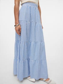Vero Moda VMMOLLY Korkea vyötärö Pitkä hame -Vista Blue - 10316395