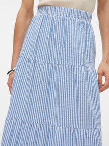 Vero Moda VMMOLLY High waist Long Skirt -Vista Blue - 10316395