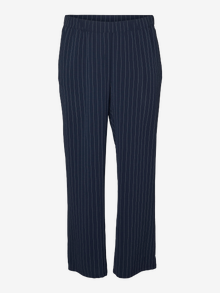 Vero Moda VMCEMMA Wysoki stan Spodnie -Navy Blazer - 10316427